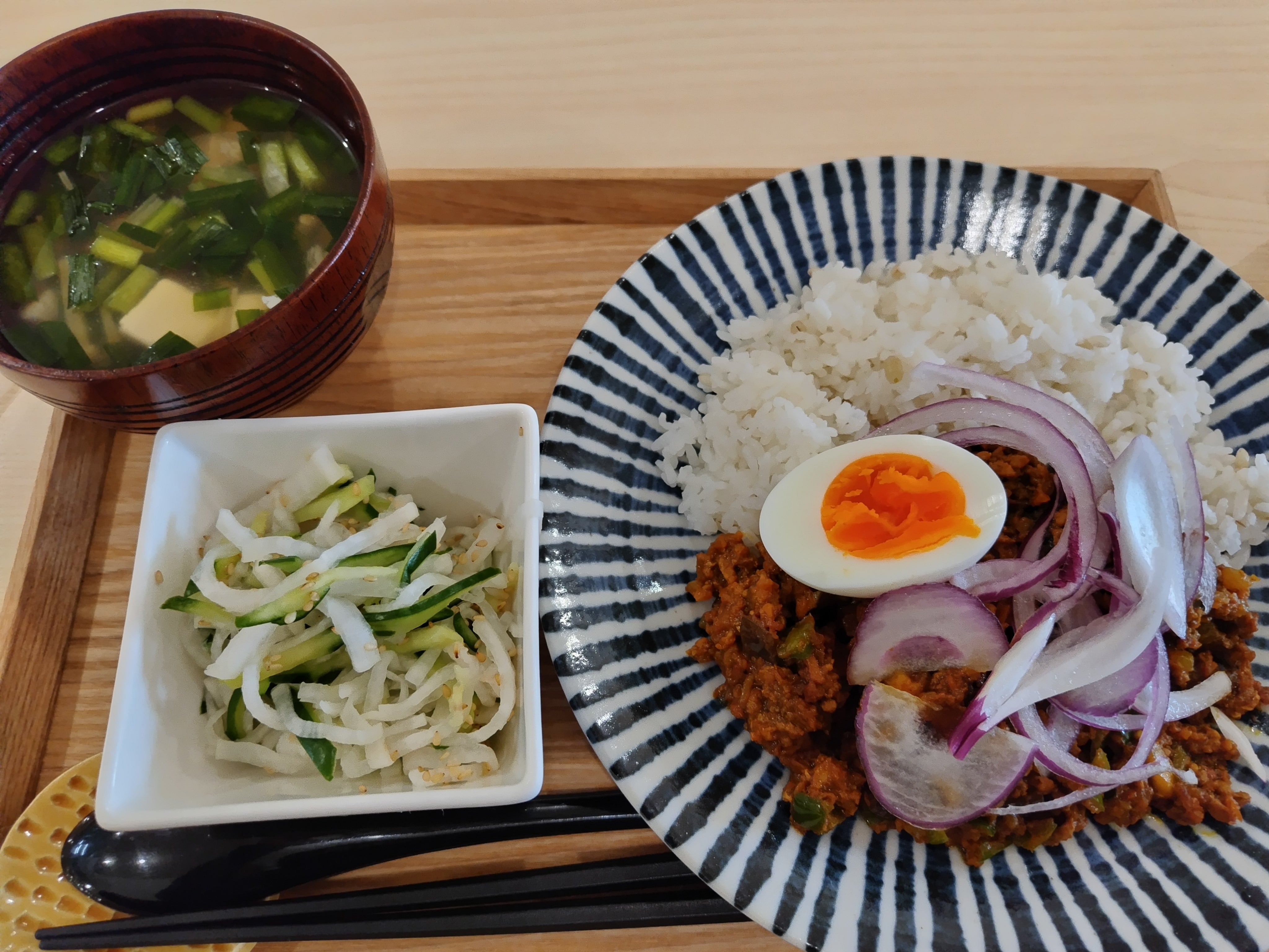 キーマカレー～ことの葉.labのおひるごはんの記事画像