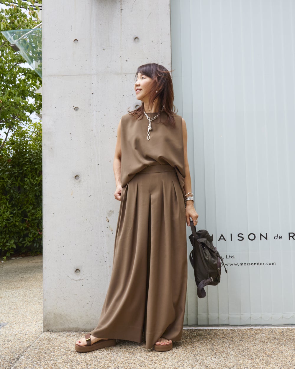 25-06 フィールシリーズ着画（カーキ）② | maison de R