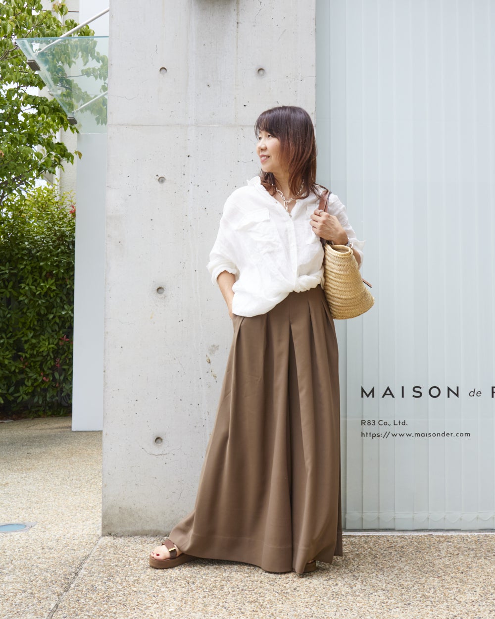 25-06 フィールシリーズ着画（カーキ）② | maison de R
