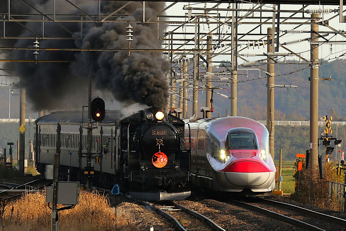 2018年10月13日に走った「SLこまち」の写真を載せさせて