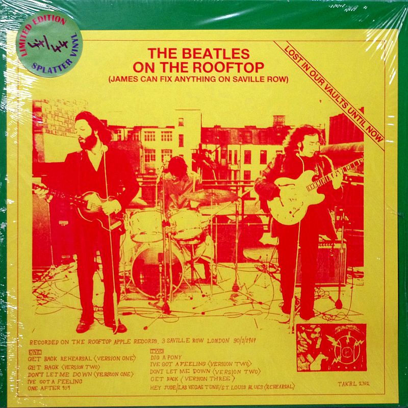 Beatles Rooftop Cd Beatles/ON THE ROOFTOP | Vinyl bootleg of The Beatles
