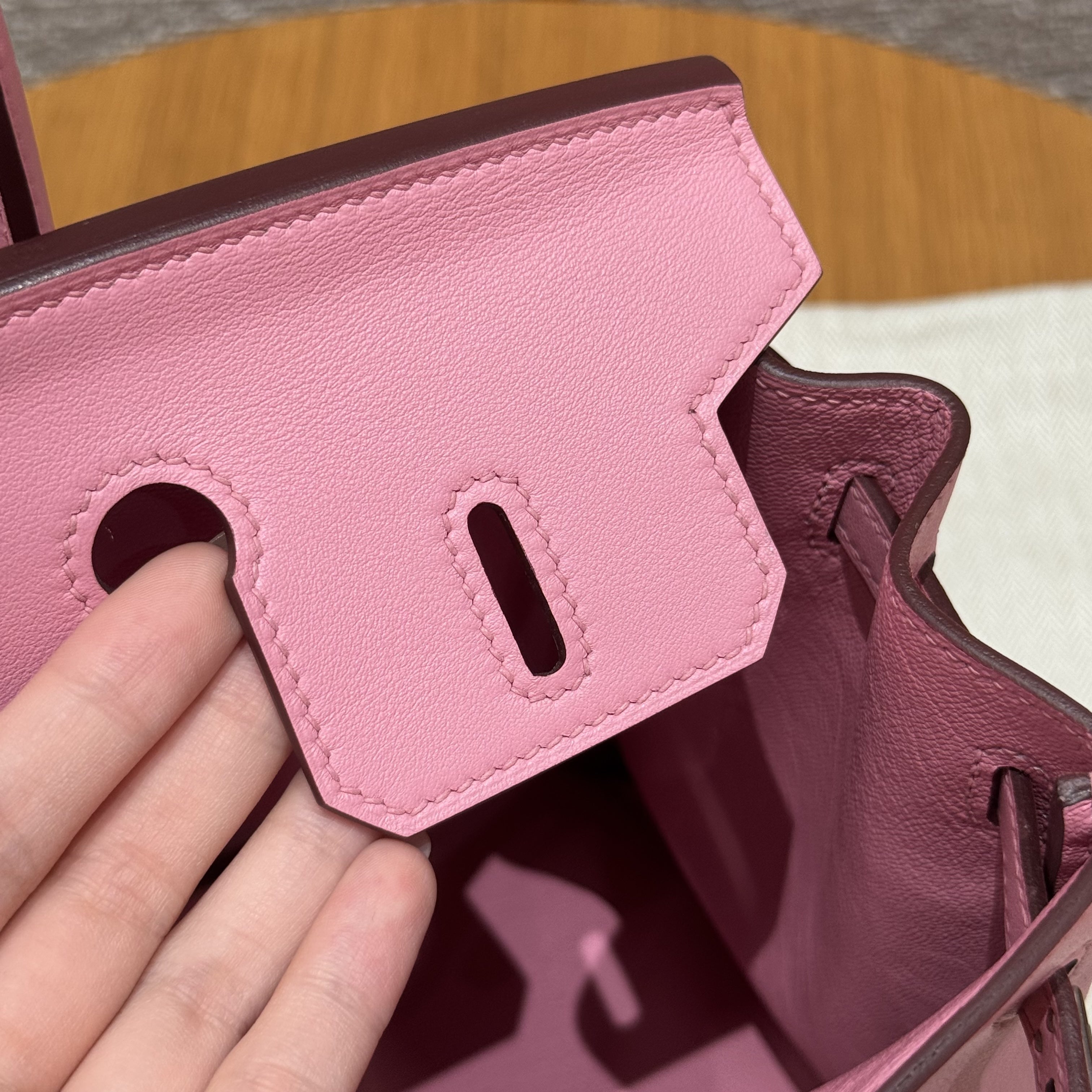 エルメス バーキン25 ローズサクラ スイフト シルバー金具 | akio222の 