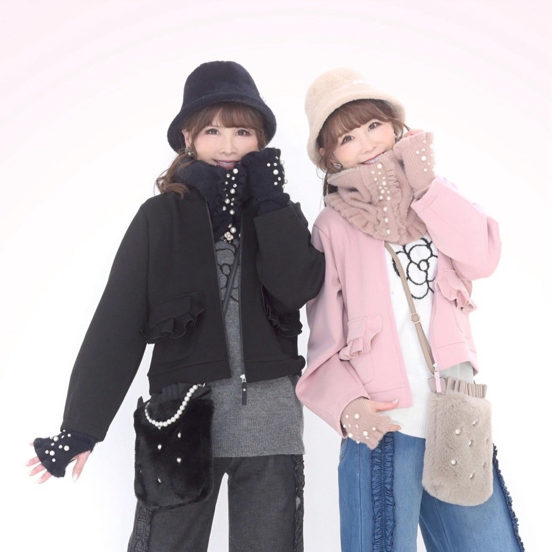 アンドラブ新作は0時発売開始♡】首元華やぐキラキラパール調ビジュー 
