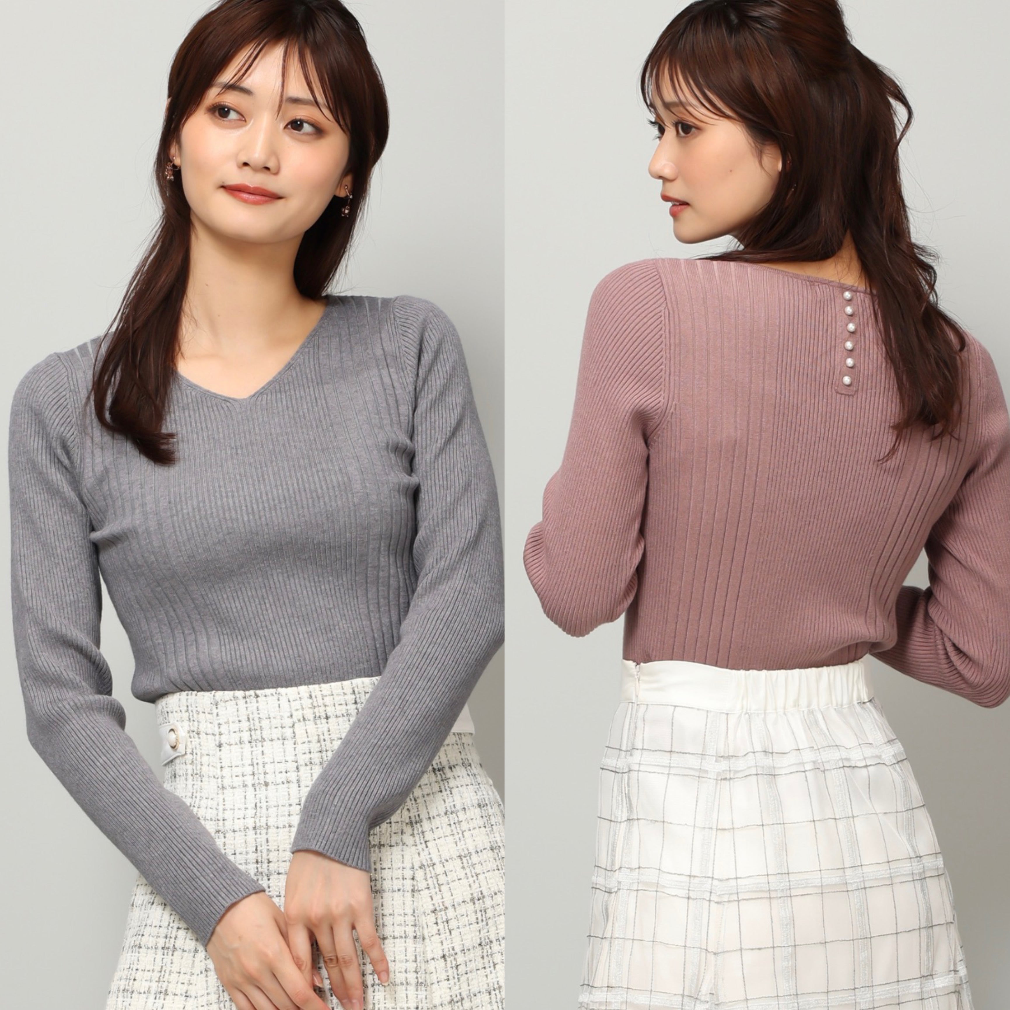 ❁骨スト必見 ｜ 着痩せするVネックニットが再入荷！❁ | anna