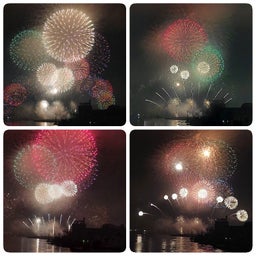 画像 名古屋港真冬の花火 の記事より 3つ目