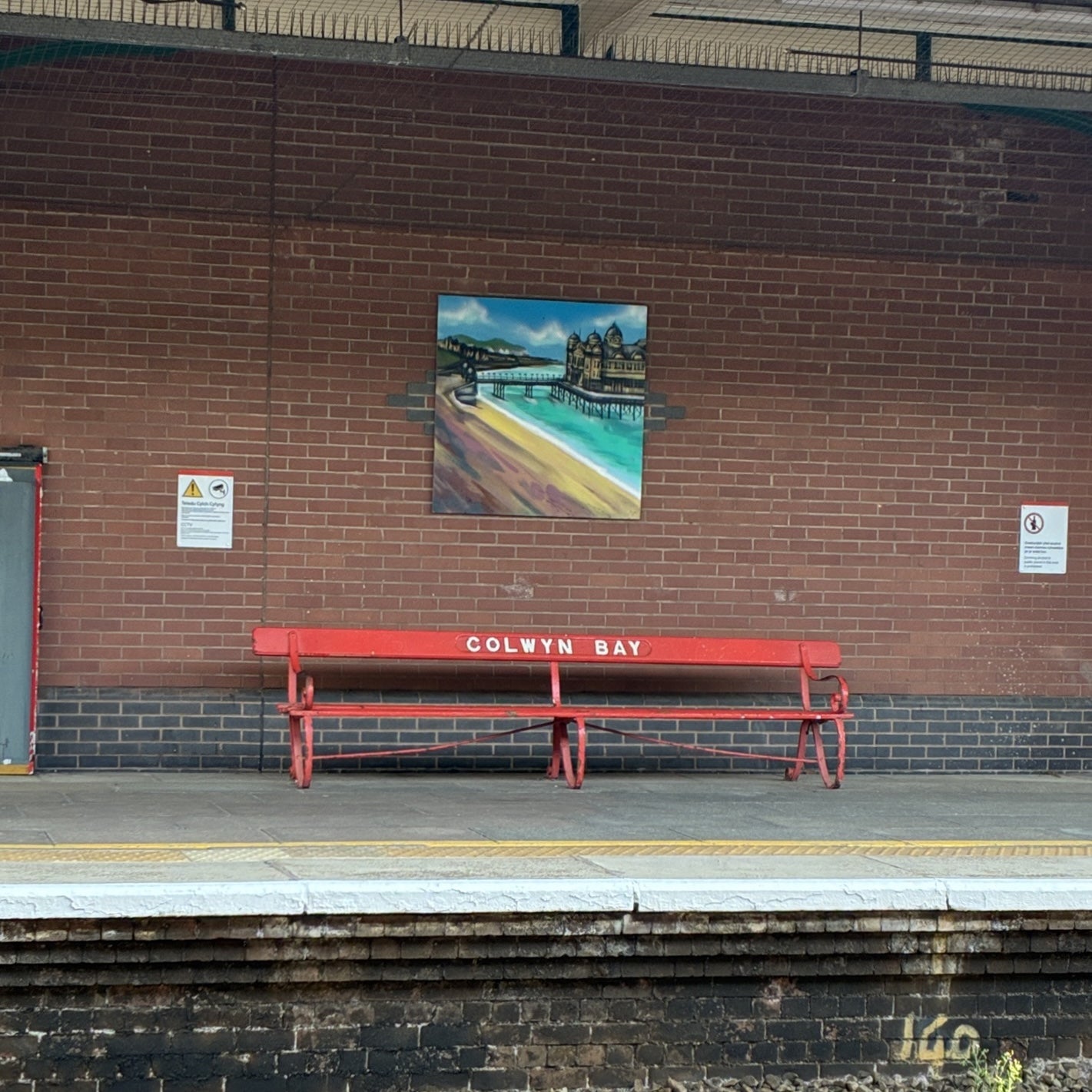 25042026 A Python on the Prom at Colwyn Bay | cahier de chocolat
