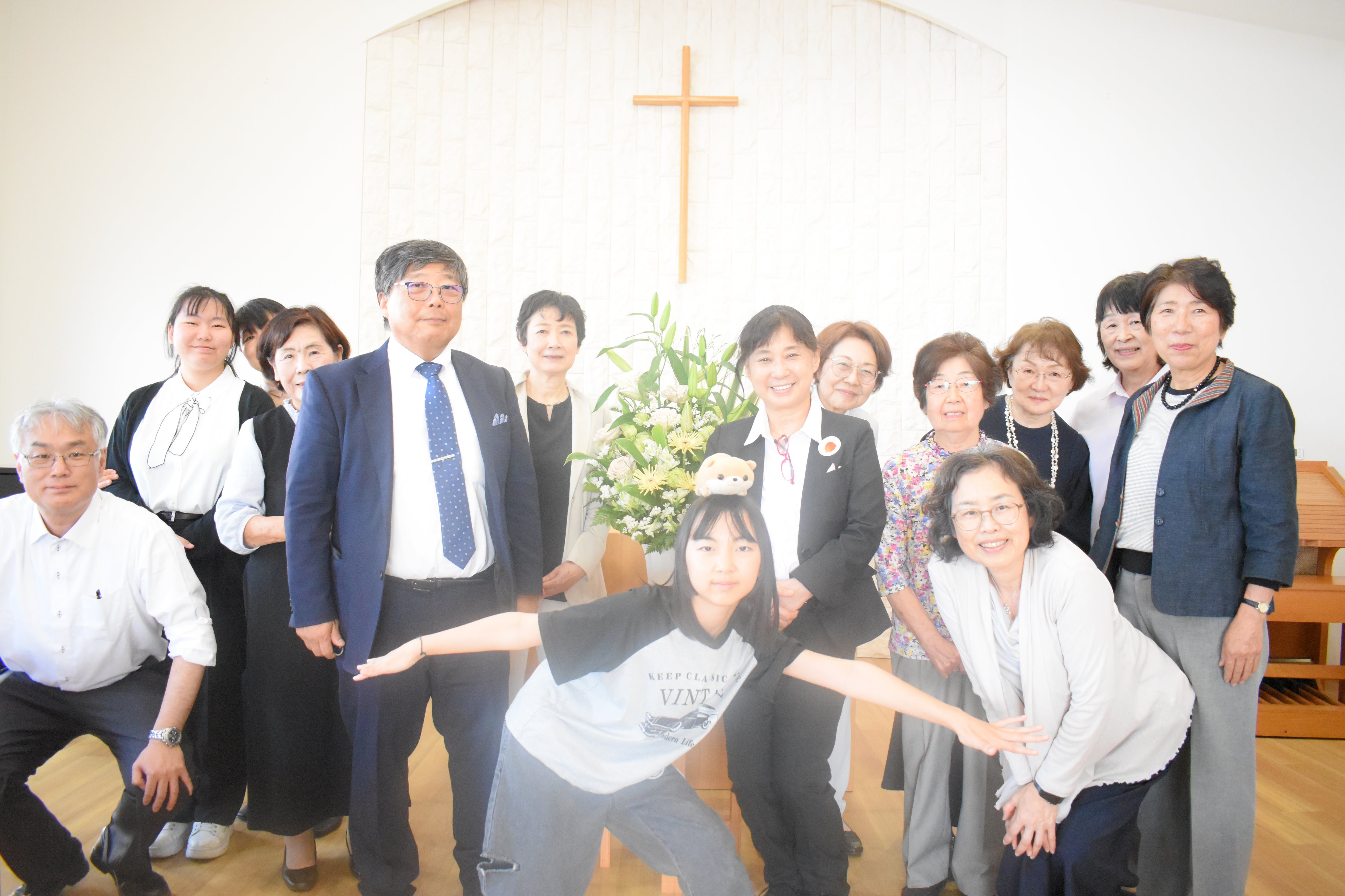 井口敏明牧師 就任式の記事画像