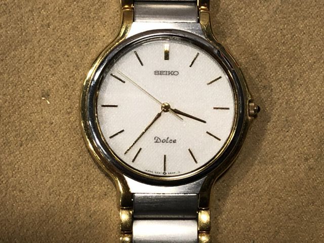 腕時計SEIKO Dolce 5E31-6A30の電池交換|キースタンプ・カインズ羽生店 