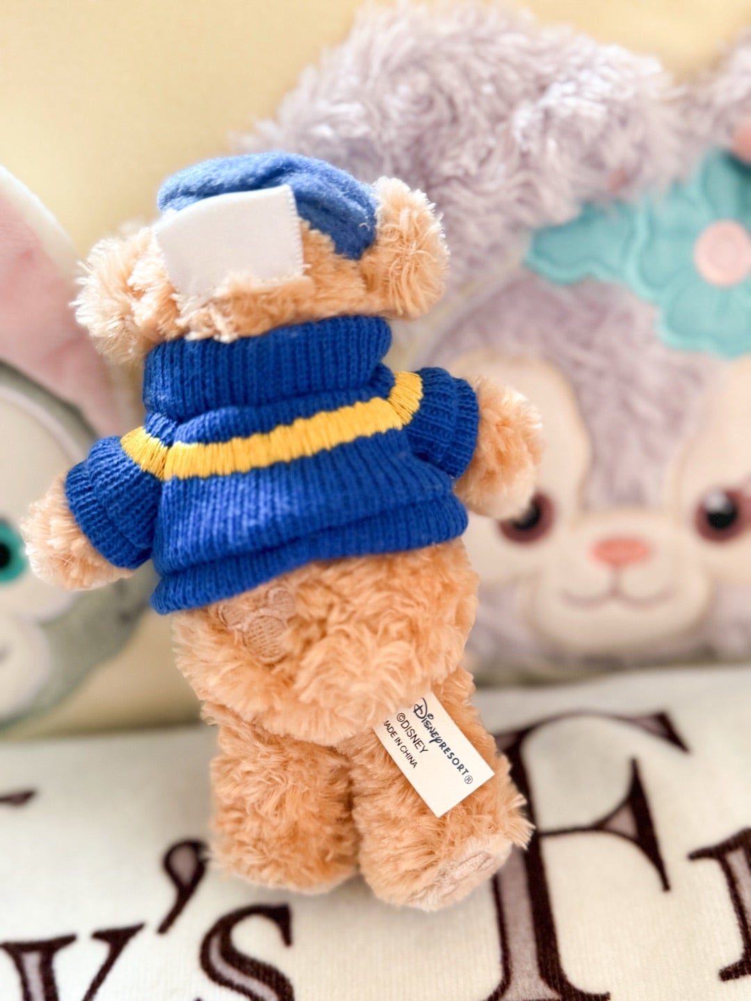 ダッフィー　初期　青セーター　ぬいぐるみ　ステラルー　シェリーメイ ダッフィー⭐︎初期の青セーターぬいばくんと運命の出会いとクッキー