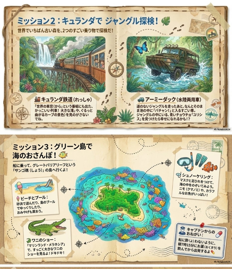 ケアンズ旅行番外編の記事より