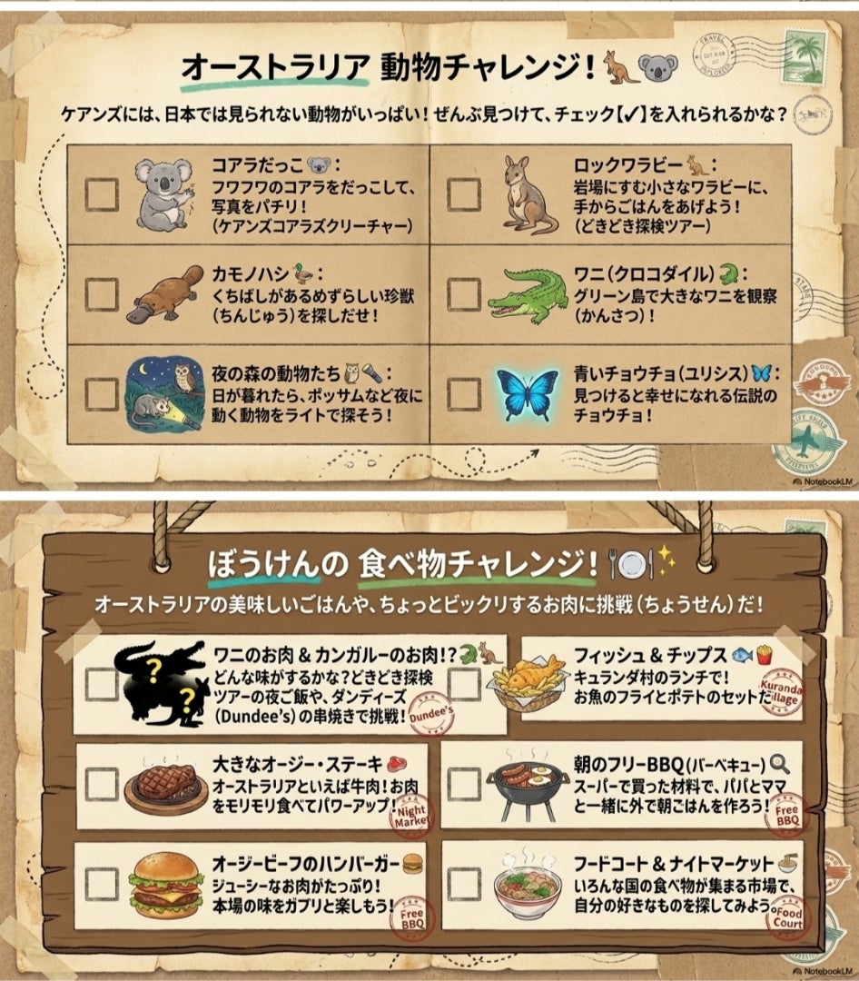ケアンズ旅行番外編の記事より