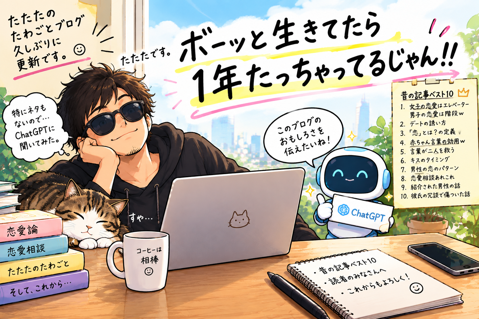 AIに聞いてみた「たたたのたわごとブログ」のおもしろさが伝わる記事10本の記事画像