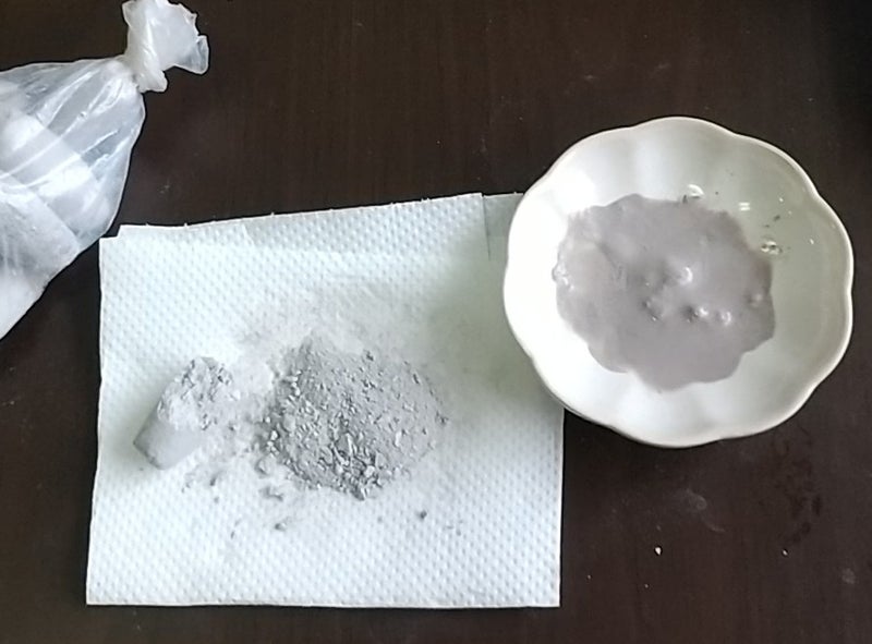 食べる石の粉末