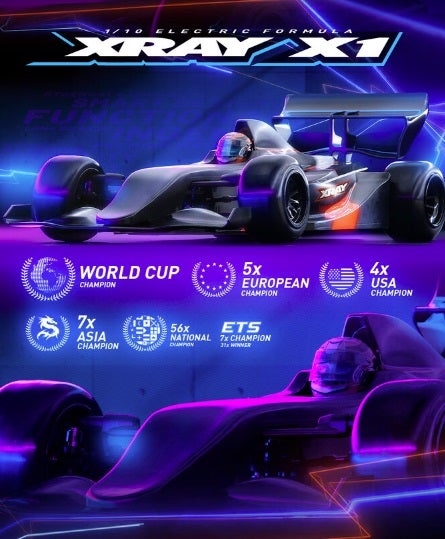 新商品情報 】 XRAY X1 2027 1/10EP F1 発売されました。 | RC