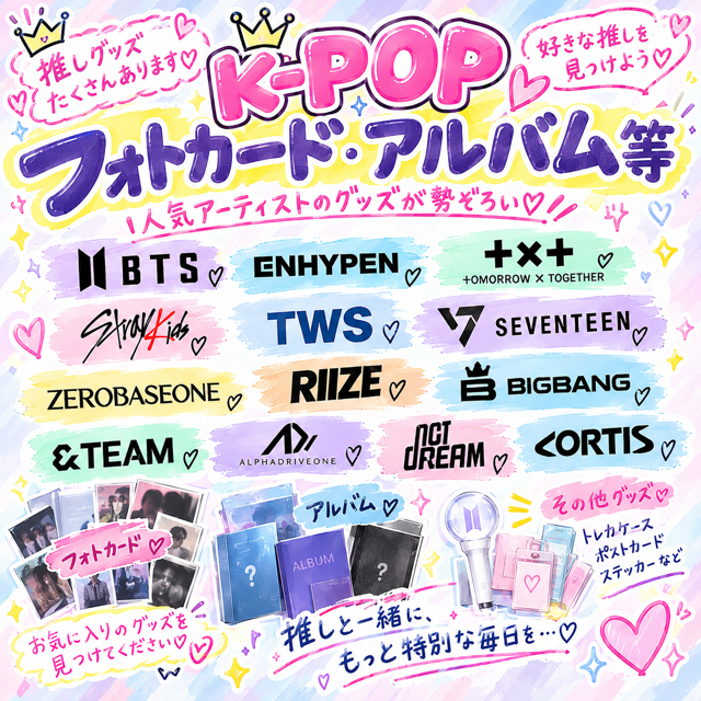 K-POPグッズのご紹介 | K-POP＆COSMEshop 밤 バム