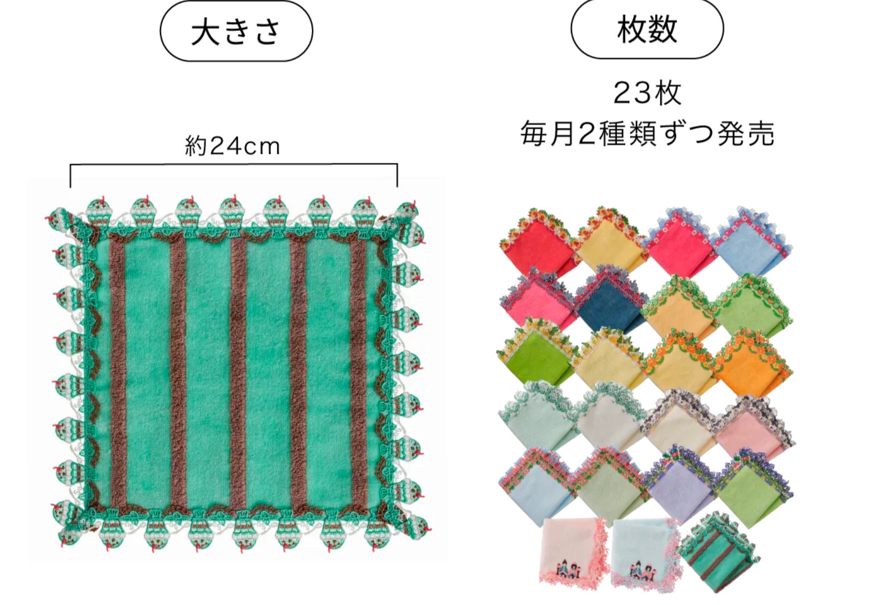 近沢レース欲しいものだけのつもりが、また迷う。全23枚の新作と選べる