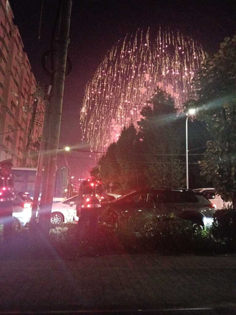 ガラホ花火 ラストの花火