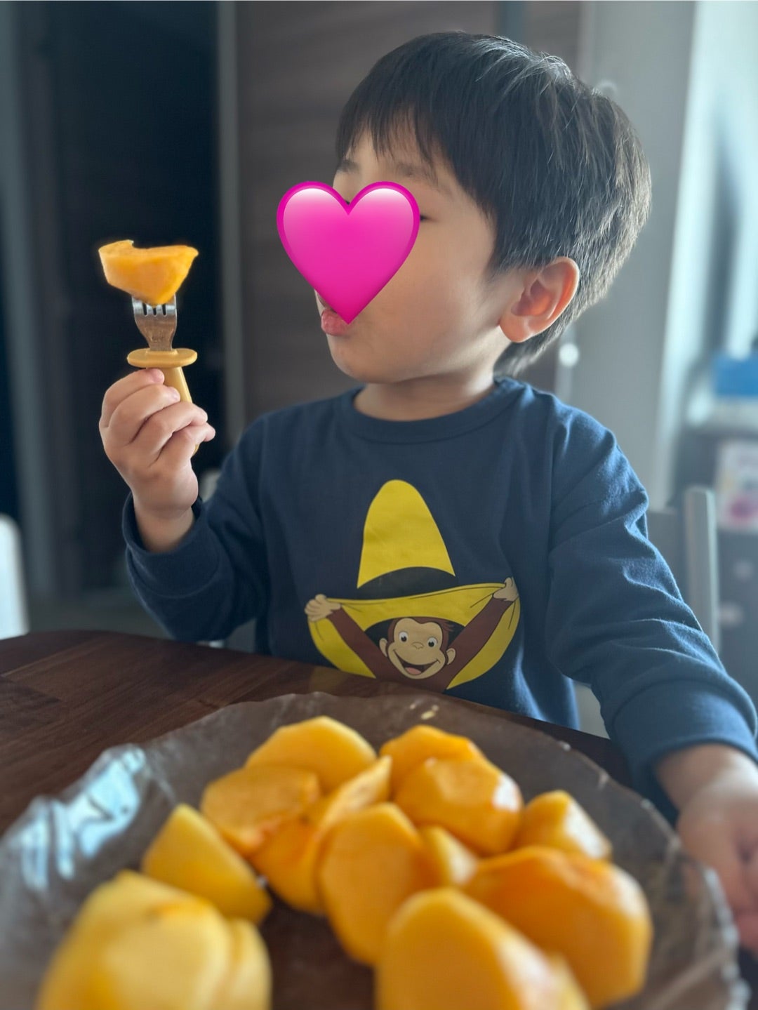 孫との、まったりとした時間
