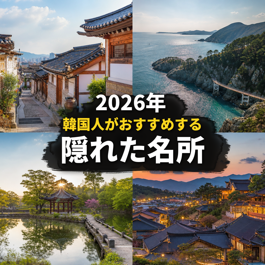 【2026年トレンド】ソウル・釜山だけじゃない！韓国人が本気でおすすめする韓国地方旅スポット7選の記事画像