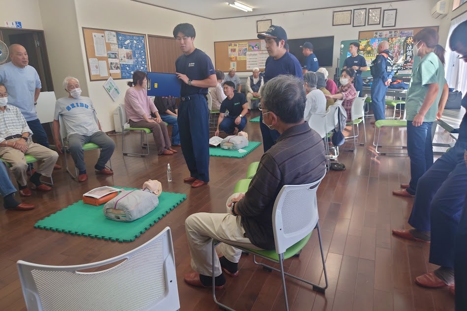 自主防災組織の研修を行いましたの記事画像