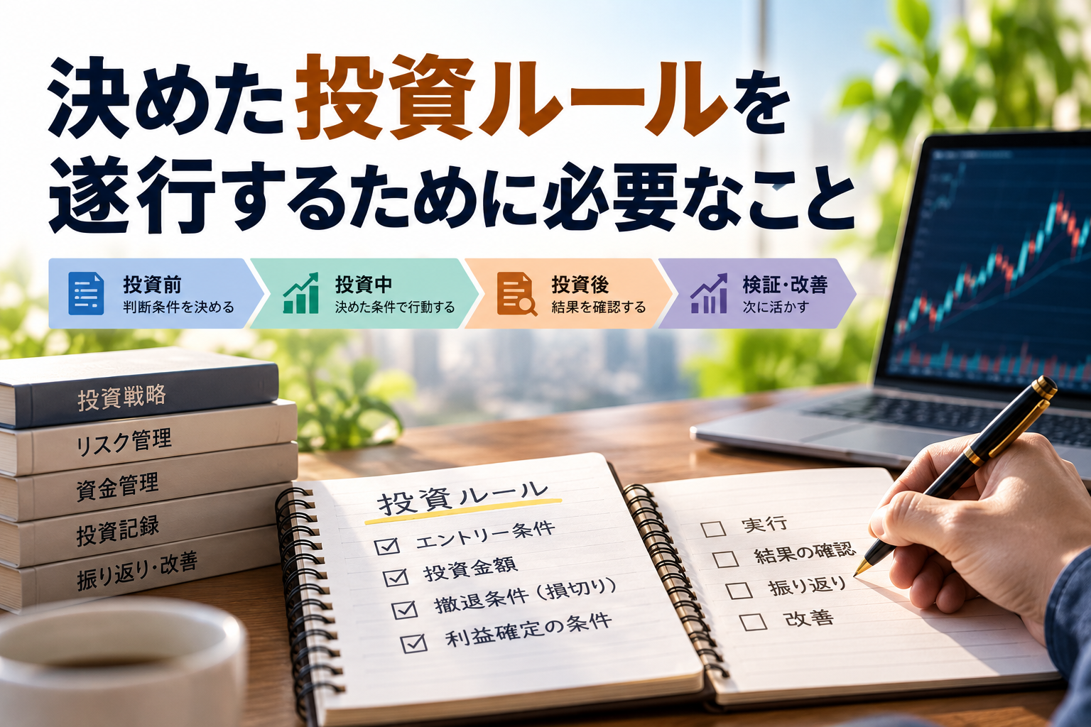 決めた投資ルールを遂行するために必要なことの記事画像