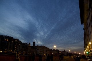 オイラ陽気なイタロ・ジャッポネーゼ■ミラノ-フィレンツェの夕空