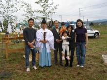 しもかんぞの家地鎮祭1