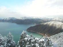冬の奥琵琶湖