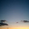 冬の夕暮れの画像