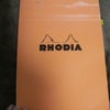 RHODIAのノートに心を写しての画像