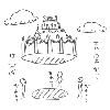天空のケーキ　食うかの画像