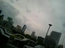 大阪は曇天