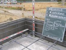今日の(有)OSCM住宅工房の動き-しもかんぞ基礎配筋2