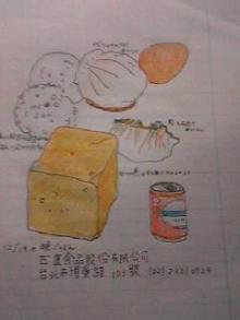 食べ物スケッチ