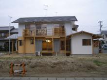 今日の(有)OSCM住宅工房の動き-きぶねの家外観2/13