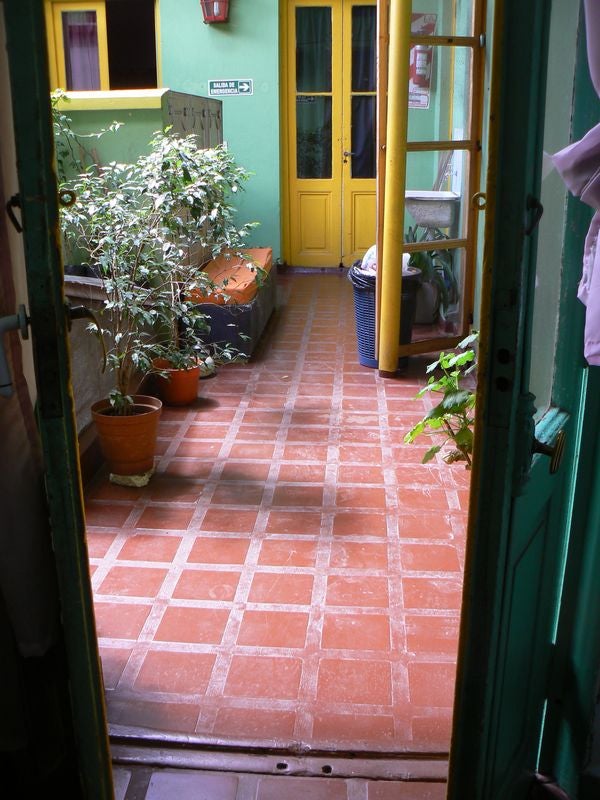 部屋から