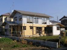 今日の(有)OSCM住宅工房の動き-貴布祢の家足場解体