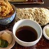そば処名古屋のもりそばと小天丼の画像
