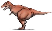 足デカのティラノサウルス
