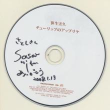 チューリップのアップリケ