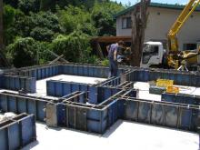 阿多古川沿いの家基礎2