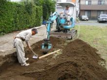 はまだの家外構塀工事