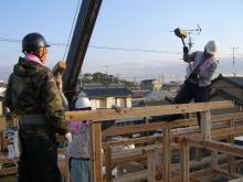 今日の(有)OSCM住宅工房の動き-はまだの家棟納め