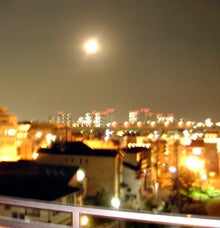 ベランダ夜景