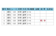 競馬日記