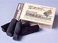 紀州備長炭5本　化粧箱入り