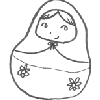 達磨、描きかえるとこうなるの画像