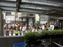 OLC会場前