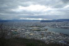 屋島頂上より。