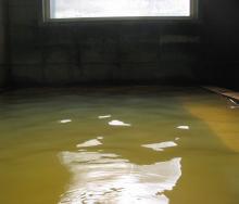 鶴亀の窓と湯